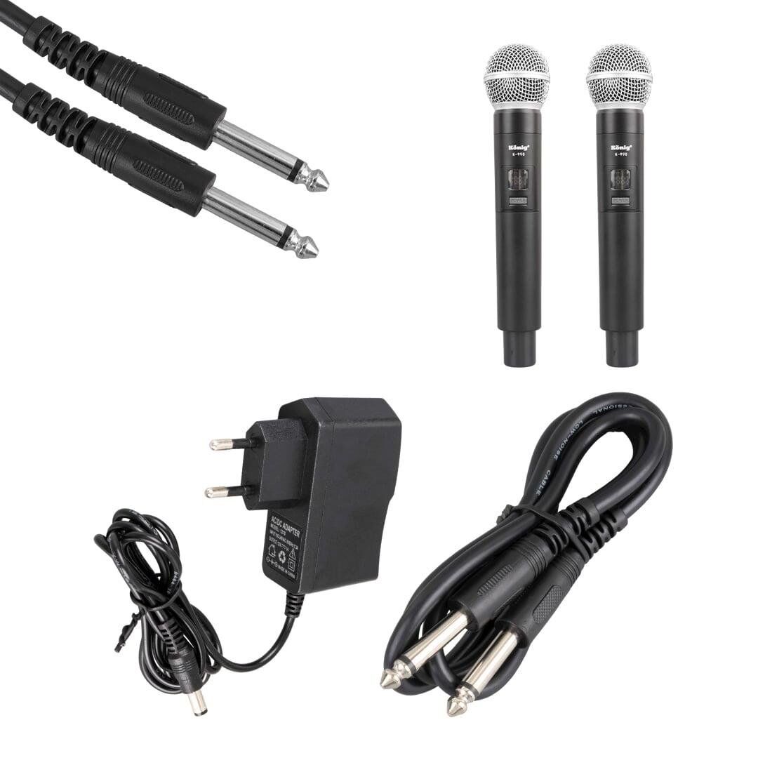 König K-990 UHF 2X100 Kanal 2 El Mikrofon Telsiz Mikrofon