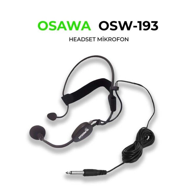 Osawa OSW 193 Kablolu Headset Mikrofonu