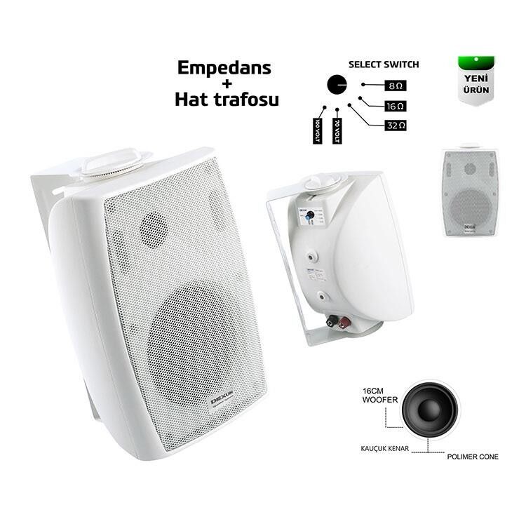 Dexun D6T 250W Trafolu Sütun Hoparlör