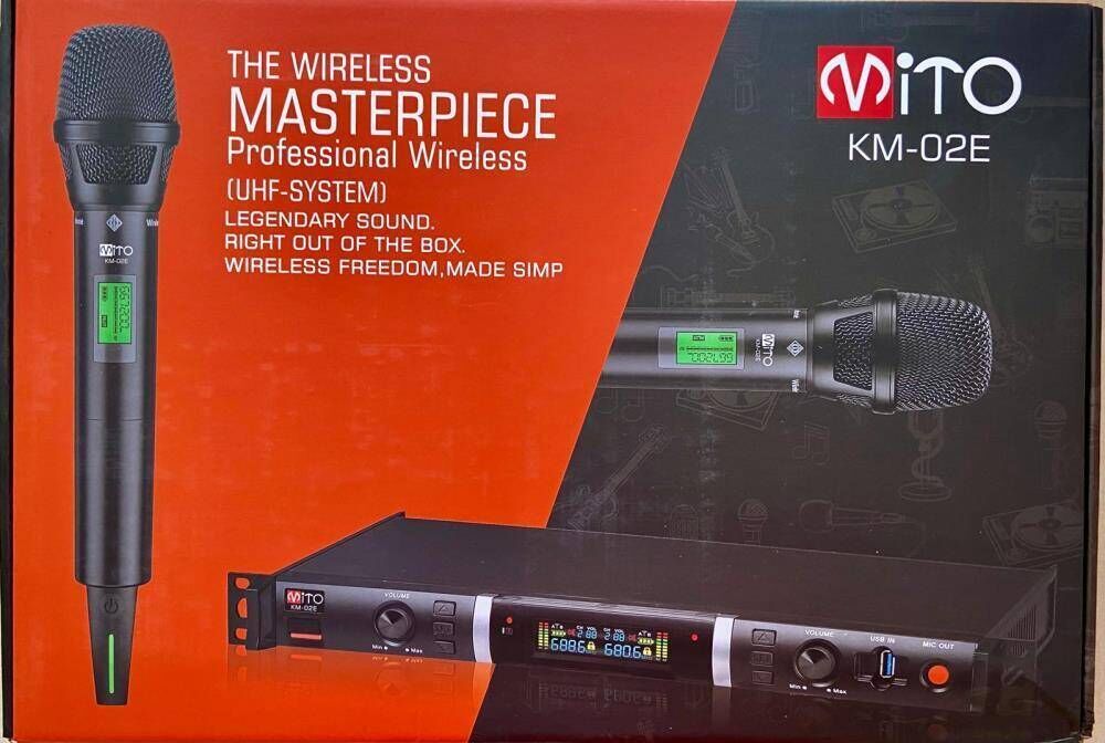 Mito KM-02E Çift Telsiz Mikrofon Wireless