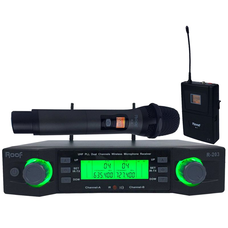 Roof R-203(E+Y) UHF Telsiz Mikrofon