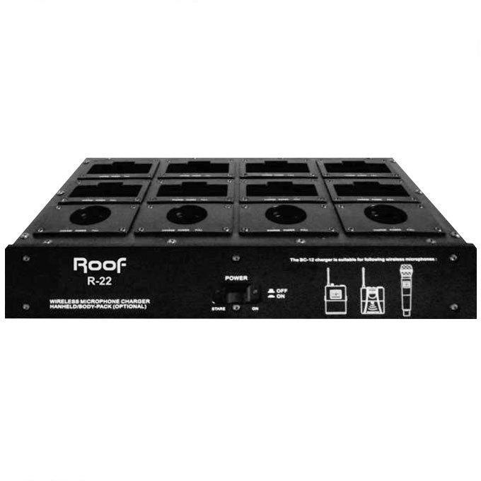 Roof R-22 12'li Kablosuz Mikrofon Şarj Unitesi
