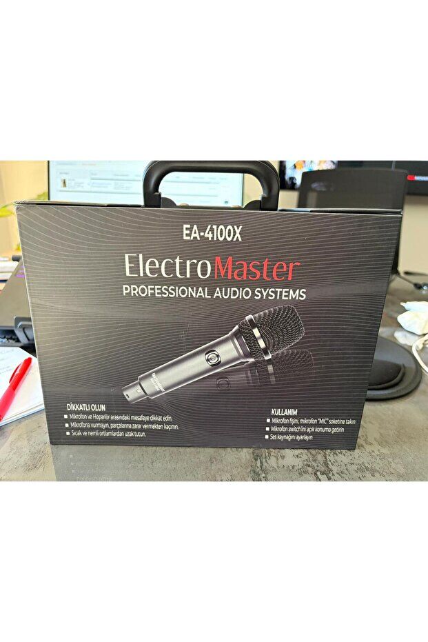 ELECTROMASTER EA-4100X KABLOLU EL MİKROFONU