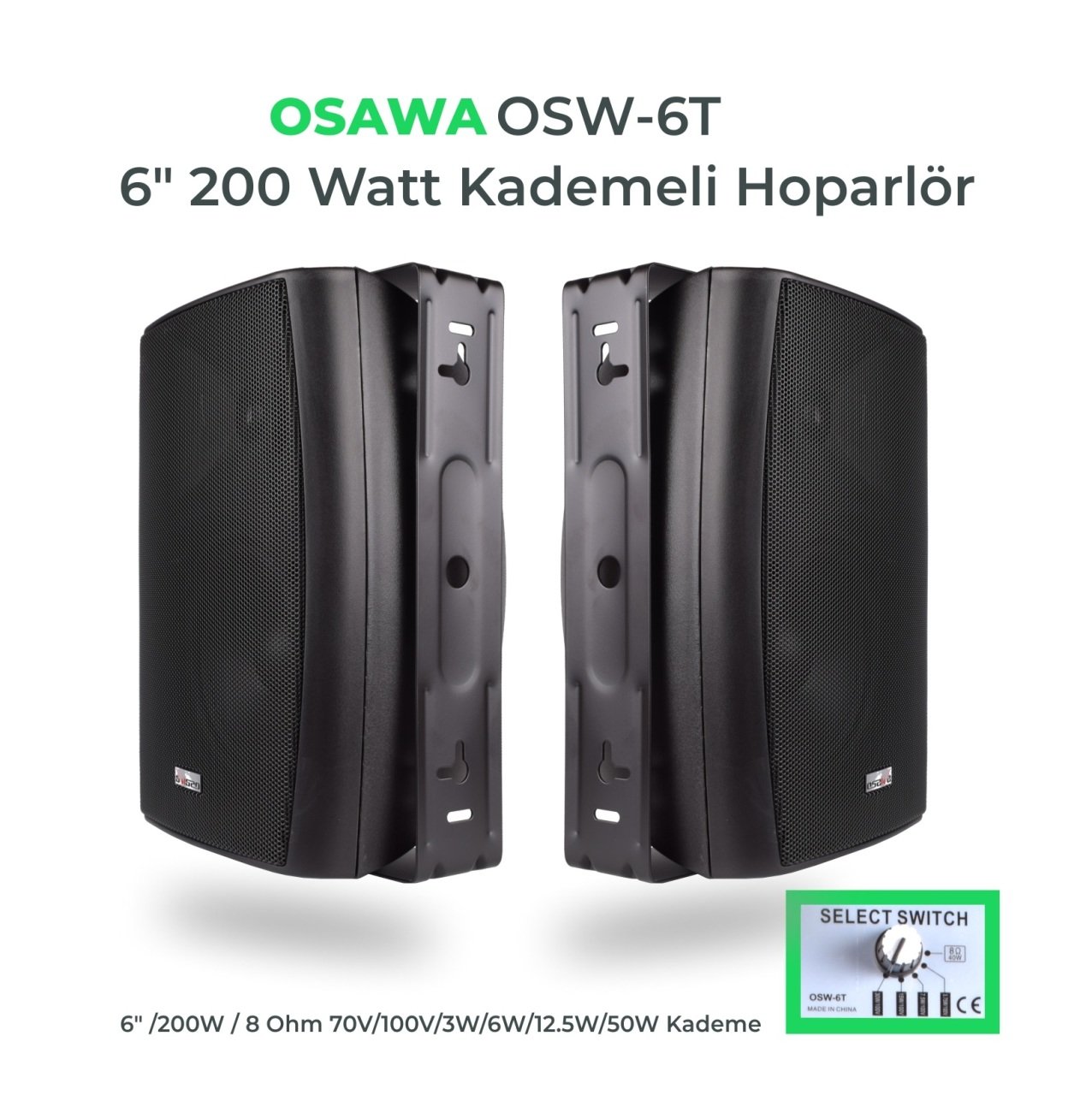 Osawa OSW-6TS 16 cm Trafolu Kabin Hoparlör