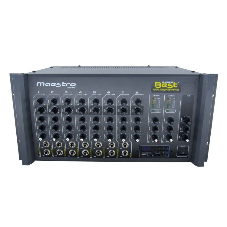 Best Maestro AN200SUT2 Stereo Mixer Çift Kanal Trafolu Amplifikatör