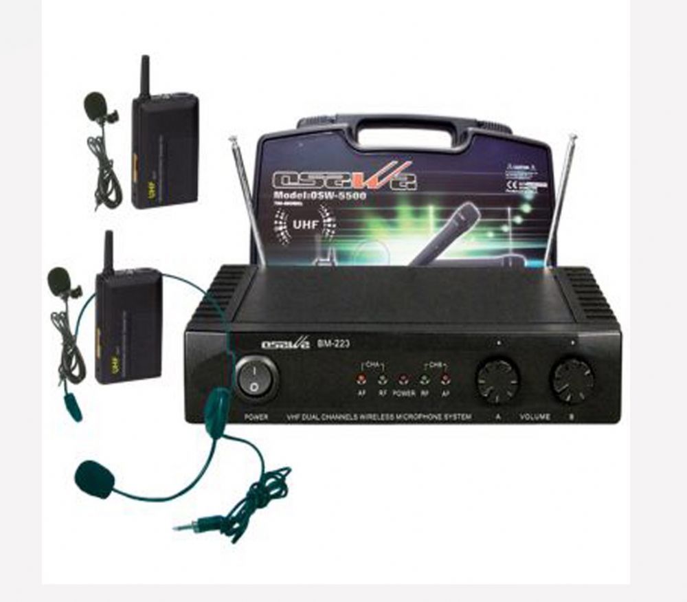 OSW B233 2 YAKA TELSİZ MİKROFON