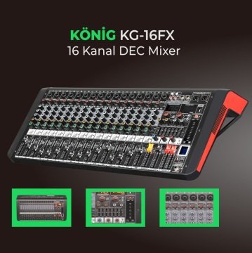 KG–16 FX DEC MIXER 16 KANAL DEC MIXER