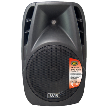 TKS 8 DC PORTATİF ŞARJLI KABİNLİ AMPLİFİKATÖRLER
