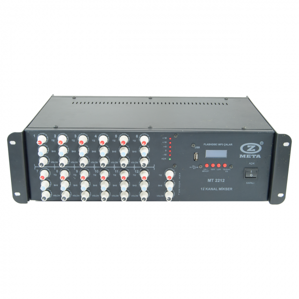 MT 2212 12 KANAL MİKSER ÜNİTESİ