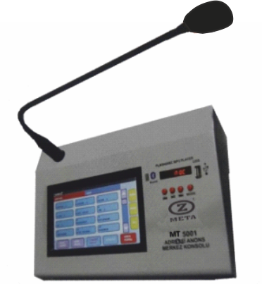 MT 5001 ADRESLİ ANONS KONTROL ÜNİTESİ (TÜBİTAK PROJE DESTEKLİ ÜRÜN)
