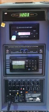 BOTS KN 1102TV MP Aktif Hoparlör (1El 1Yaka Kablosuz Mikrofonlu Şarjlı Seyyar Anfi)