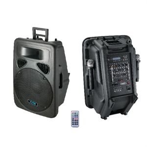 PP-1515AUES Aktif Hoparlör (2 El Mikrofonlu)