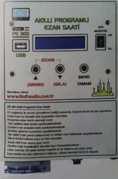 LİMİT PE 365 AKILLI PROGRAMLI EZANMATİK