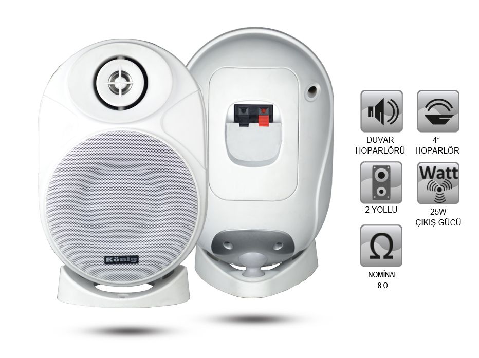 SMD4 Duvar Hoparlör