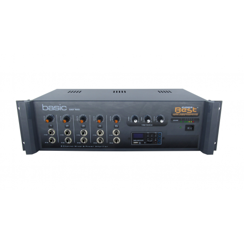 BEST BASIC AN5100U 5Kanal 100W Amplifikatör + MP3 Çalar