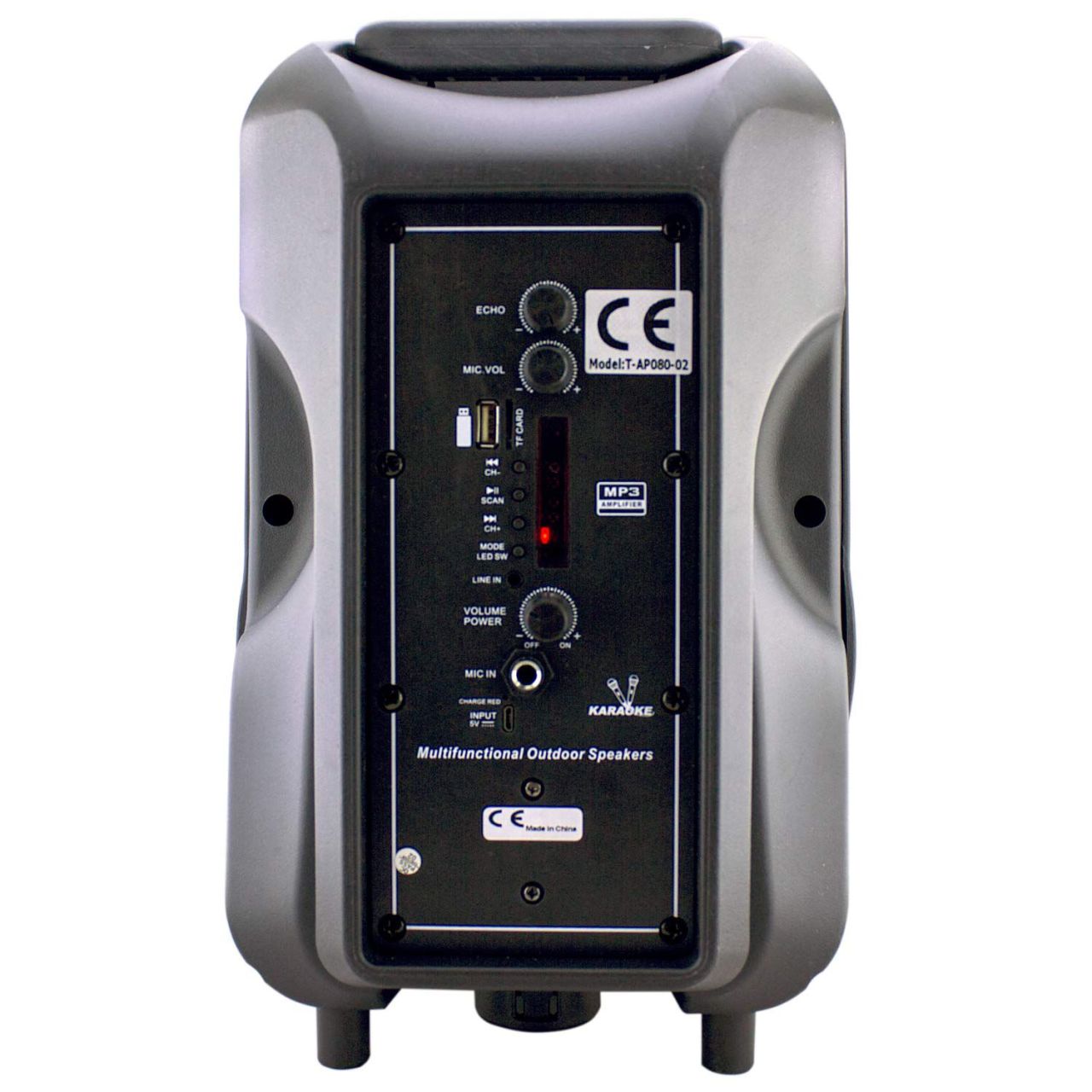 S-Line Sline Audio Taşınabilir Anfili Aktif Hoparlör 8 Inch = 20cm- T-AP080-02