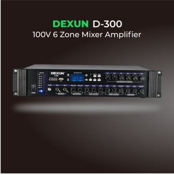 Dexun D-300 100V 250 Watt 6 Bölgeli Mikser Anfi
