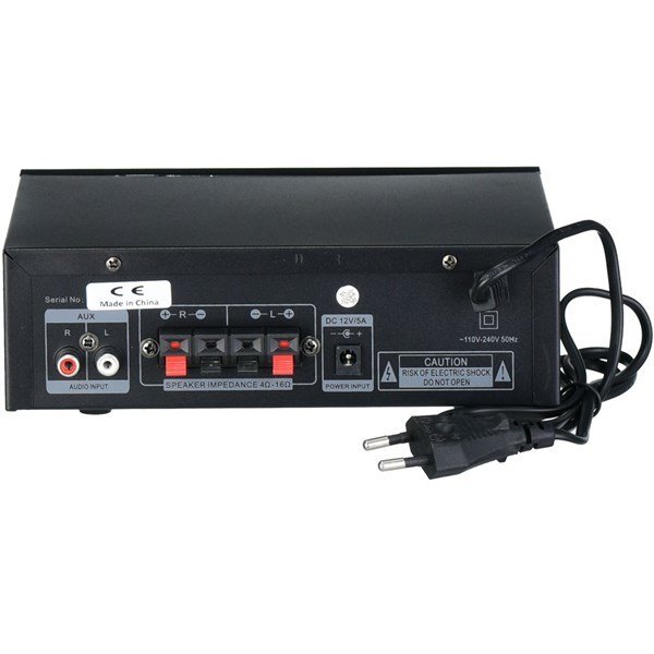 MEKSE UA-101  30W RMS Stereo Bluetooth Şarjlı 12V Özellikli Amfi