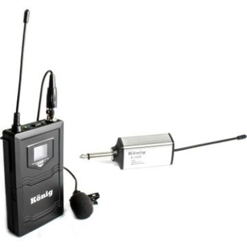 KÖNİG K-400 UHF DIGITAL 1 YAKA TELSİZ MİKROFON