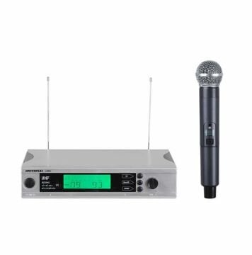 UNİVERSAL J-88 U 16 KANAL UHF TELSİZ 1  EL MİKROFON SETİ