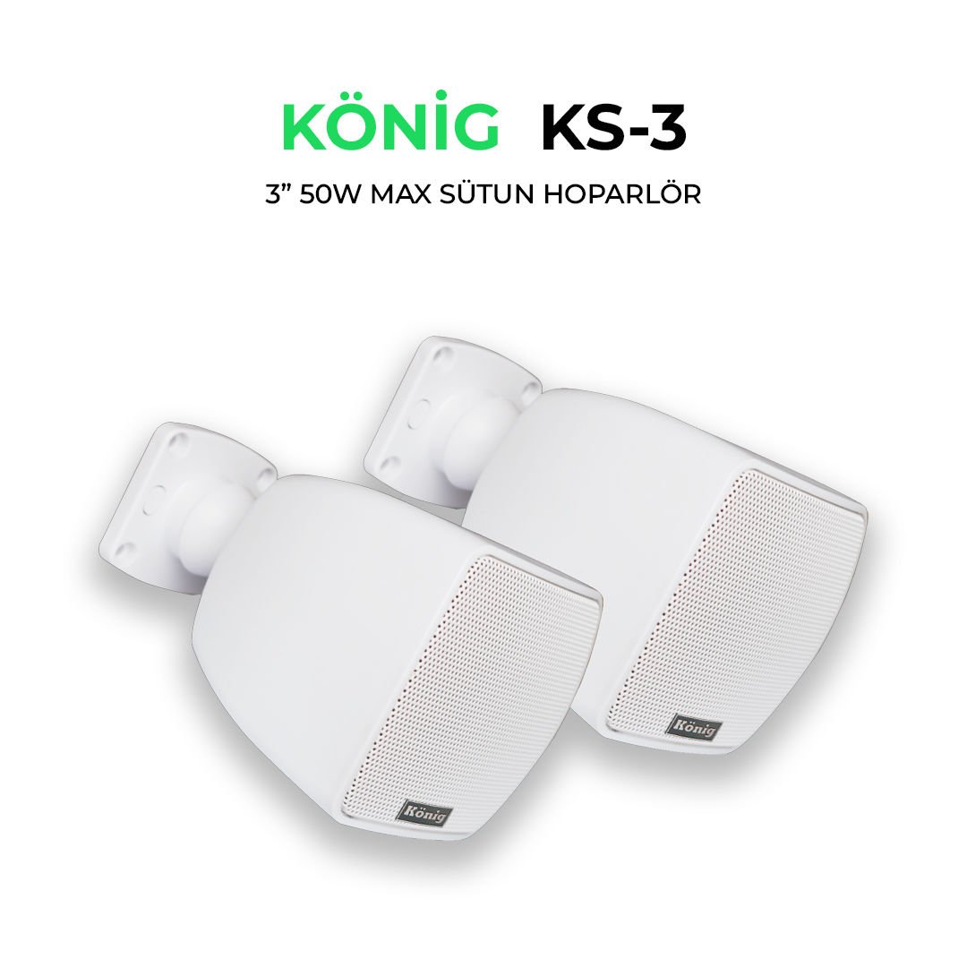 KÖNİG KS–3 3'' Hoparlör 50W