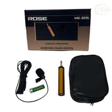 ROSE 301S Gold Gövde YAKA MİKROFON