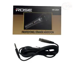 ROSE MK-202H Metal Mikrofon 5 Metre Kablo