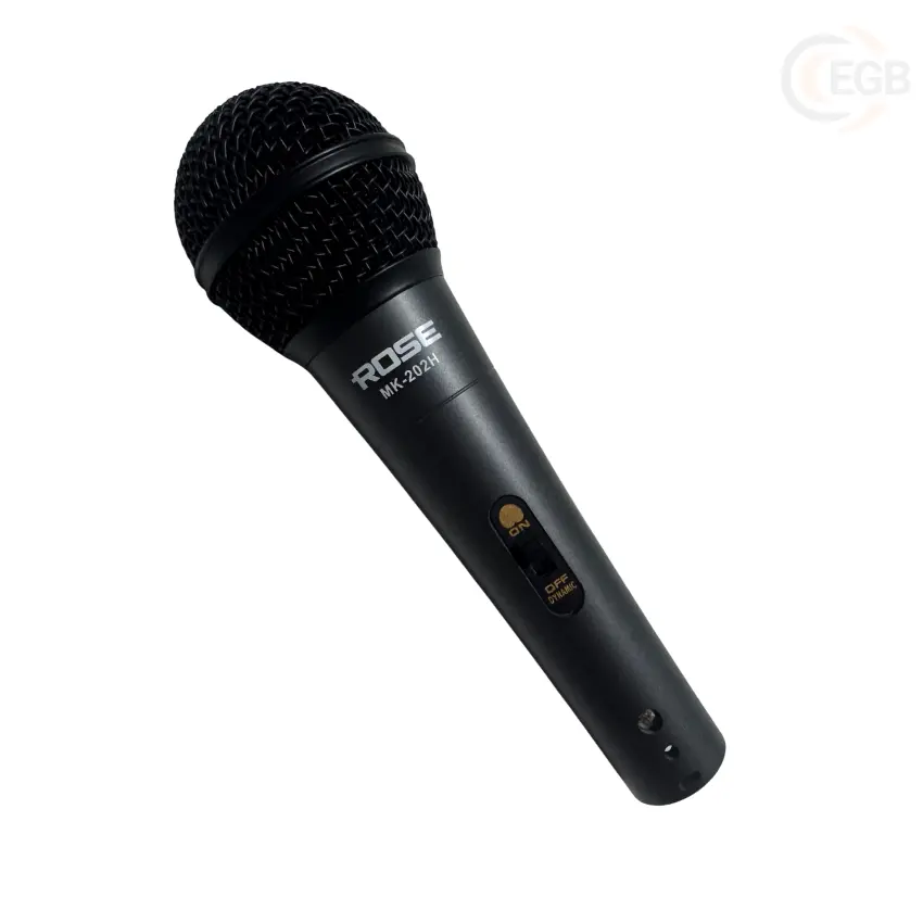 ROSE MK-202H Metal Mikrofon 5 Metre Kablo