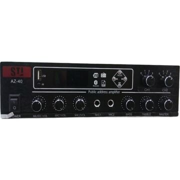 Sti Az-40 2x80W 2 Bölgeli Trafolu Bluetoothlu Mikser Anfi
