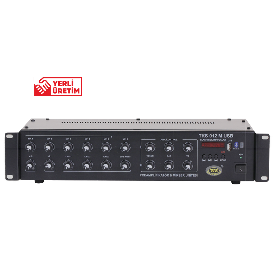 West Sound TKS 012 M USB MİKSER ÜNİTESİ