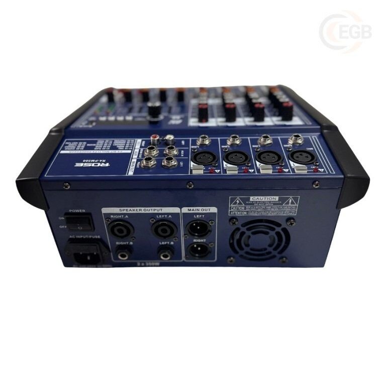 ROSE R4-PM500 Power Mikser Anfi 4 Kanal 2x250 Watt