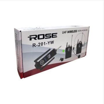 Rose R-201-YW UHF Kablosuz Telsiz Yaka Mikrofon 32 Kanal