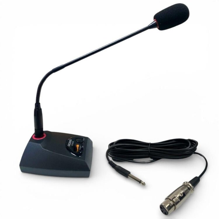 Rose R-503M Kablolu Masaüstü Kürsü Mikrofonu - 48V Phantomlu