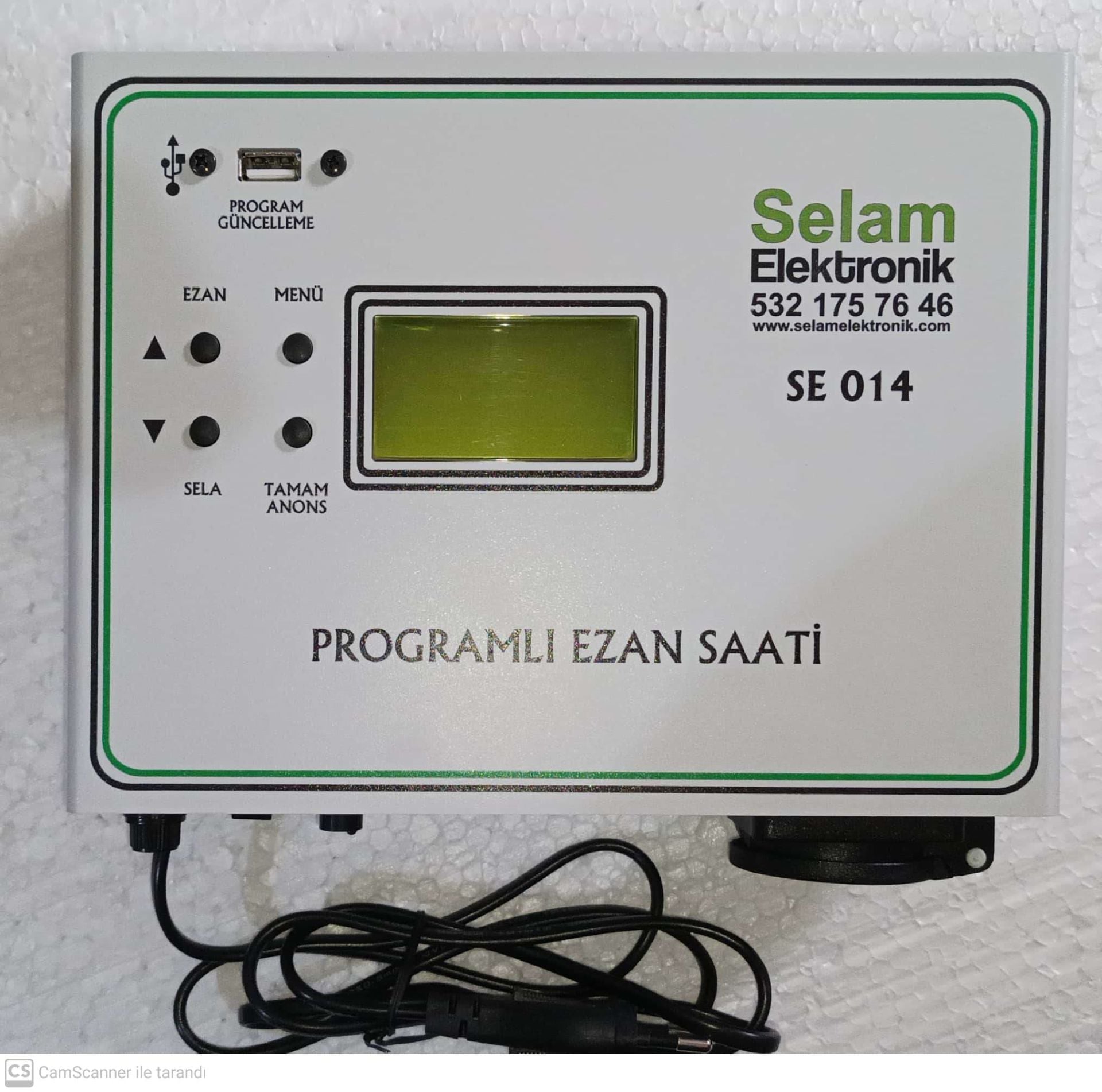 SE 014 (DUVAR TİPİ) PROGRAMLI EZANMATİK