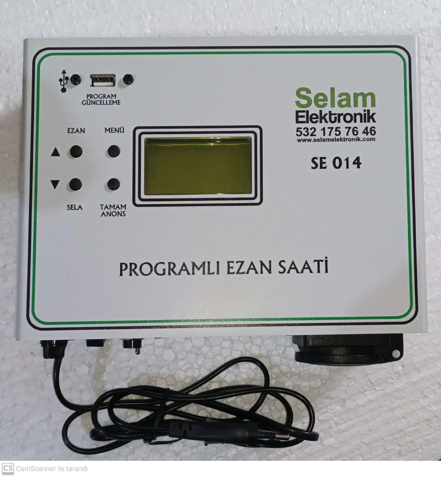 SE 014 (DUVAR TİPİ) PROGRAMLI EZANMATİK