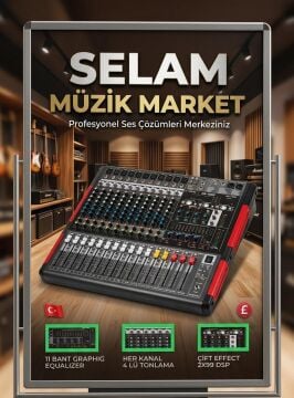 KS-1200 12 Kanal Deck Mikser