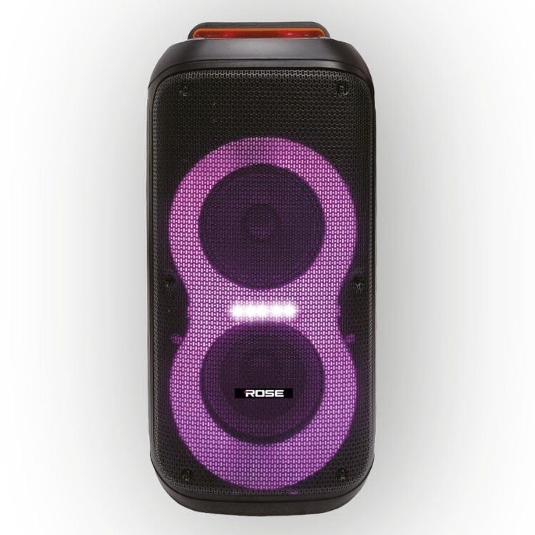 Rose HP-2150 Partybox Kablosuz El Mikrofonlu Sarjlı Bluetooth Dual 6.5” Hoparlör