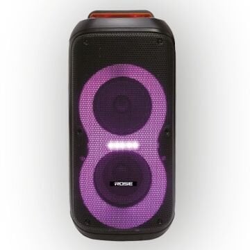 Rose HP-2150 Partybox Kablosuz El Mikrofonlu Sarjlı Bluetooth Dual 6.5” Hoparlör