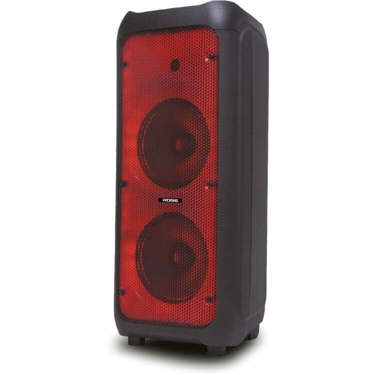 Rose HP-2200 Partybox Kablosuz Çift El Mikrofonlu Sarjlı Bluetooth 8” Hoparlör