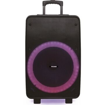 Rose HP-2300 Partybox Kablosuz Çift El Mikrofonlu Sarjlı Bluetooth 15” Hoparlör